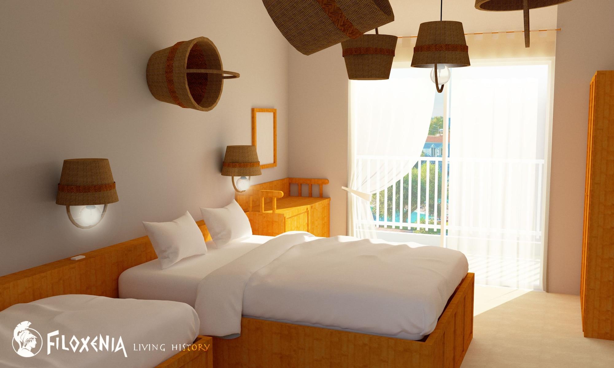 ฟิโลเซเนีย อพาร์ตเมนท์ แอนด์ สตูดิโอ Aparthotel เธโอโลกอส ภายนอก รูปภาพ